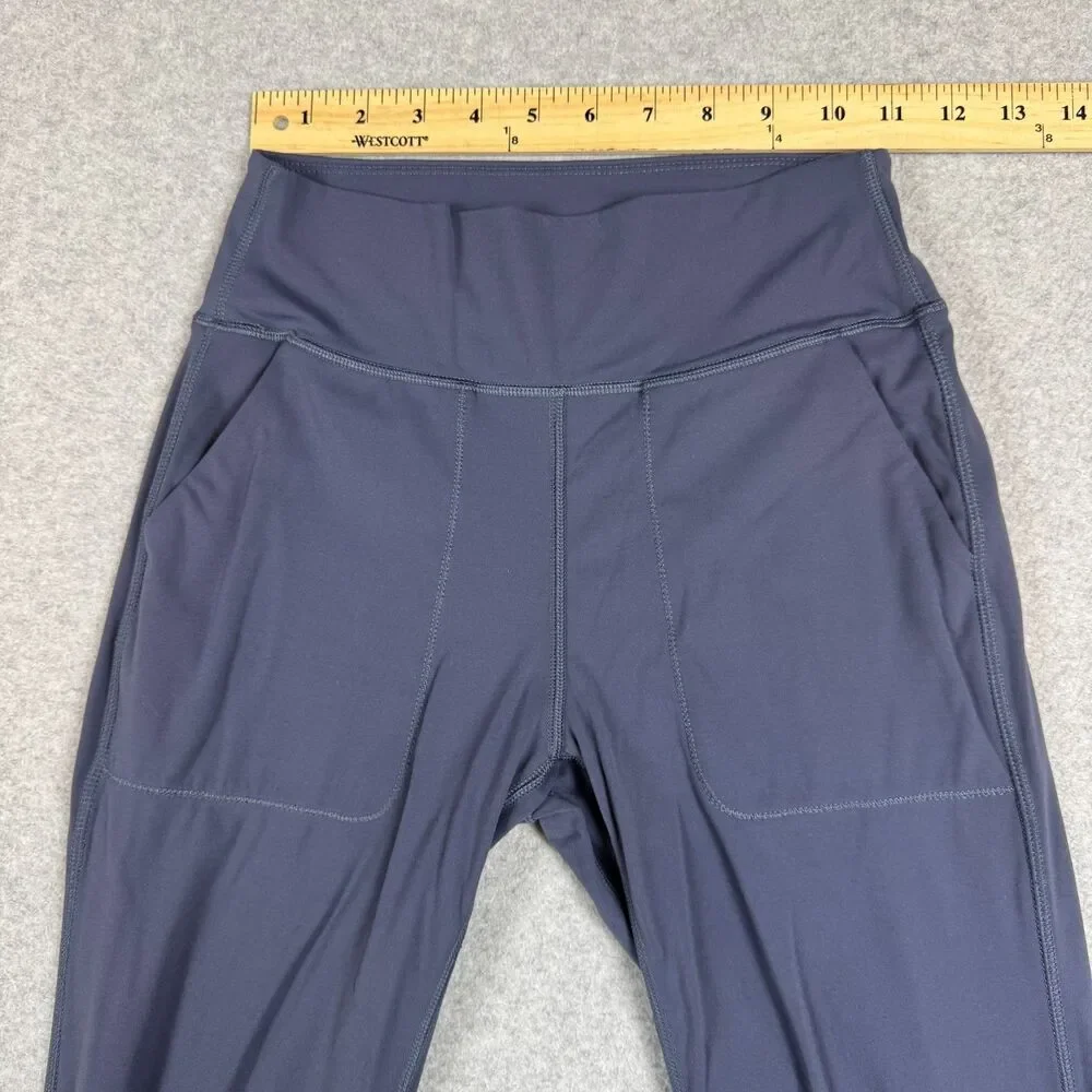 Women's Leggings Jogger Style with 2 Pockets Grey Blue - Small - Picture 5 of 6
